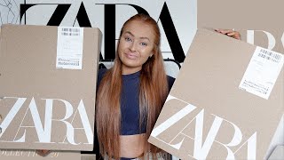 ZARA TRY ON HAUL NOVEMBER 2021  NEW IN AUTUMN WINTER HAUL [upl. by Netty378]