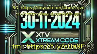 Free IPTV Code Xtream Code 2024 2025  3111 [upl. by Arimat]