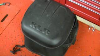 Review Kawasaki KLR 650 Motorcycle Soft Top Case Trunk or Tail Bag K57003101A [upl. by Raimes]