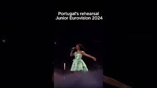 🇵🇹 Portugals rehearsal on Junior Eurovision 2024 Victoria Nicole  Esperança [upl. by Gnous]