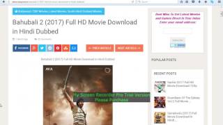 How to download the film quotBAHUBALI 2quot from UTorrent [upl. by Ahmad452]