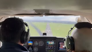 Landing on Runway 24 RH at Denham Aerodrome [upl. by Walker]