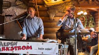 Alpenstarkstrom Video 23 am 24102024 auf der Blockhütte Oberstaufen Partyband Musik Music [upl. by Hutchings943]