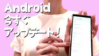 【Android】アップデートの方法と注意点や出来なかった時の対処法 [upl. by Alcott22]