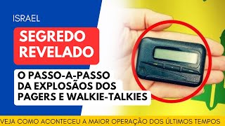 ISRAEL VEJA COMO FOI a maior explosão com pagers e walkietalkies da história no Líbano [upl. by Ericha183]