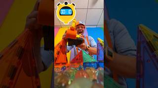 Excavator BALL PIT Countdown Blippis Tabletop Toy Play blippi shorts [upl. by Adnawaj]