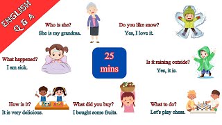 Daily Use English Question Answers for beginners  English Vocabulary  Kids vocabulary  forkids [upl. by Fraze335]