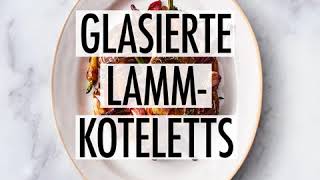 Jamie Oliver  Rezept für glasierte Lammkoteletts [upl. by Eeramit]