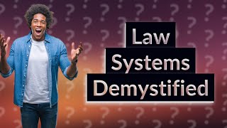 How Can I Distinguish Between Common Law and Civil Law Systems [upl. by Aicirtak255]