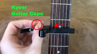 ✅ How To Use Kyser Guitar Capo Review [upl. by Emerej283]