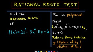 Rational Roots Test  Theorem [upl. by Lello]