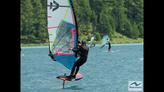 Windsurfing Silvaplana Engadin Switzerland  16072023 [upl. by Reiners]