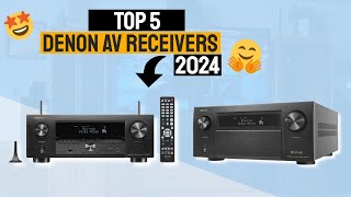 Top 5 Denon AV Receivers for 2024 Best Picks for Home Theater Enthusiasts [upl. by Atauqal111]