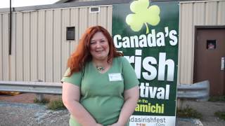 Véronique Arsenault President of the Miramichi Irish Festival Miramichi New Brunswick [upl. by Jelks303]