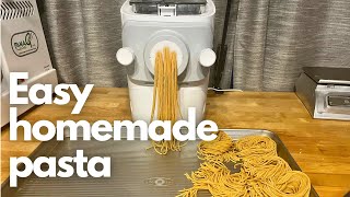 Fresh Homemade Pasta with Fresh Milled Flour  Philips Pasta Maker StepbyStep Guide  Recipe [upl. by Kcinnay]