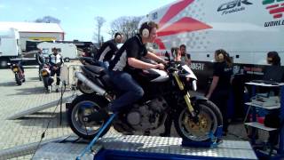 Moto Morini Corsaro 1200 on the dyno 2 [upl. by Howlyn]