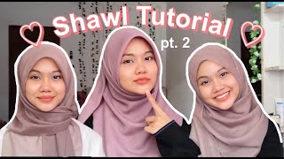 SHAWL TUTORIAL SIMPLE PART 2 [upl. by Mcadams956]