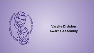 VARSITY 2021 DTASC FESTIVAL AWARDS [upl. by Filemon]