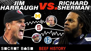 Richard Sherman’s careeraltering beef with Jim Harbaugh will never end [upl. by Enilesoj813]