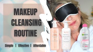 Makeup Cleansing Routine  Avene Xera Calm  Avene Trixera  Garnier Micellar Water [upl. by Eikcid]