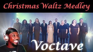 Voctave  Christmas Waltz Medley with Once Upon A December  REACTION [upl. by Aisile]