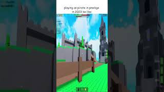 playing as a pirate in PMEBGE in 2023 be like shorts roblox pmebge bordrmemes [upl. by Hajan]