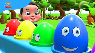 Surprise Eggs Kids Song  BluLoo Nursery Rhymes amp Kids Songs [upl. by Joannes]