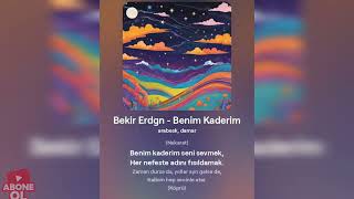 Bekir Erdgn  Benim Kaderim [upl. by Aible]