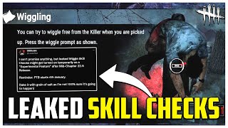 WIGGLE SKILL CHECKS LEAKED PTB Start Date MidChapter 225  Dead by Daylight [upl. by Artimas]