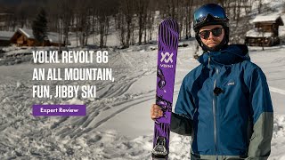 Volkl Revolt 86  an all mountain fun jibby ski [upl. by Ianej]