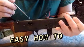 WASR AK 47EZHammer removal [upl. by Blaze]