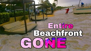 The Most Beautiful Beach Turned To This  Storm In Negril Jamaica 7 Mile [upl. by Dressel787]