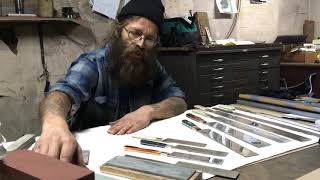 Part 1 of Chalef Sharpening Whetstones [upl. by Veronika478]