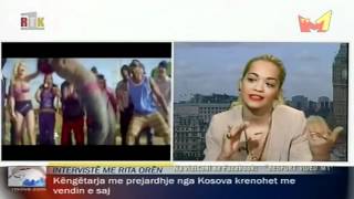 Rita Ora  Interview in Albanian 2012 [upl. by Fakieh799]