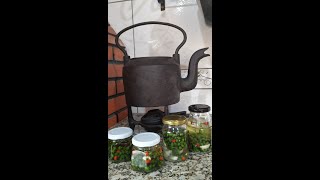 PIMENTA EM CONSERVA CUMARI  RECEITAS DO CAMPO [upl. by Ahtnams]