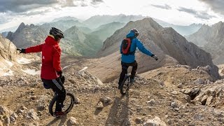 Extreme Mountain Unicycling [upl. by Ikram]