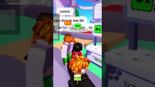 Donating the kindest bacon i have ever met my last 10 robux  roblox fypシ゚viral plsdonate [upl. by Dasteel]