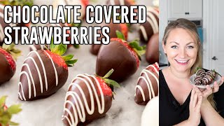 How To Make Chocolate Covered Strawberries [upl. by Callan]