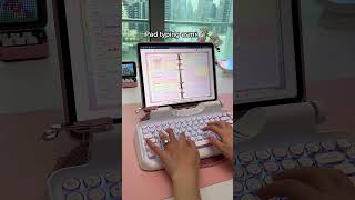 iPad typing ASMR 😍 typewriter keyboard iPad accessories  goodnotes digital planner [upl. by Matthias195]