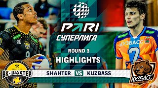 Shahter vs Kuzbass  Round 3  Highlights  PARI SUPER LEAGUE 20232024 [upl. by Nivets]