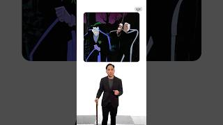 How Legit is Bruce Wayne’s Cane in Batman Beyond shorts [upl. by Elockcin]