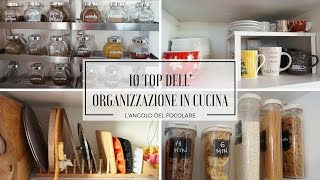 Top 10 dellorganizzazione in cucina [upl. by Omura]