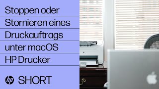 So stoppen oder stornieren Sie einen Druckauftrag unter macOS  HP Support [upl. by Adnawat]