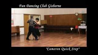 Cameron Quickstep  Fun Dancing Club Gisborne New Zealand [upl. by Dahsra]