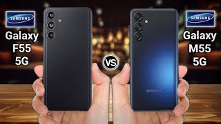 Samsung Galaxy F55 5g vs Samsung Galaxy m55 5g [upl. by Savior]