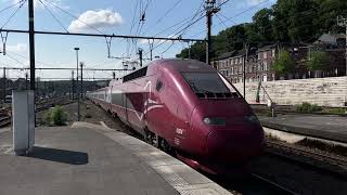 Thalys train in Liege [upl. by Elok]