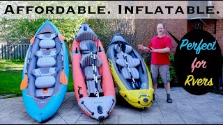 Inflatable Kayak Comparo Intex Explorer K2 vs Intex Excursion Pro K2 vs Decathlon Itiwit X100 3P [upl. by Seluj]