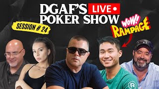 DGAF’s LIVE Poker Show Session  24 [upl. by Nerac]