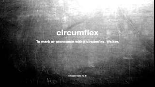 What does circumflex mean [upl. by Jared]