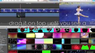 how to do overlayssparkles in imovie [upl. by Filbert816]